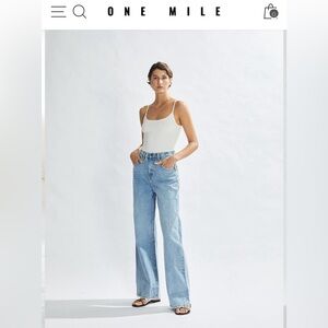 One mile the label Harley high rise jeans size US 6